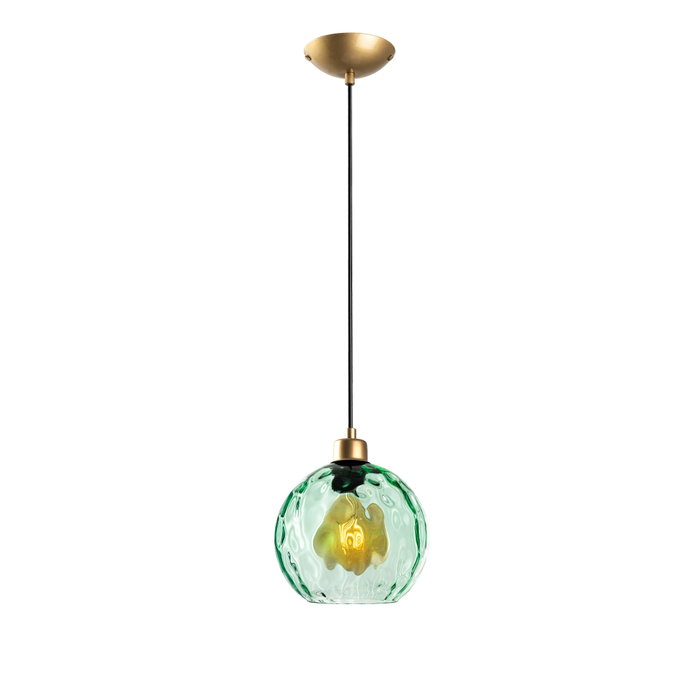 Opviq Benek - 20-14315 Lámpara de araña de metal Verde
